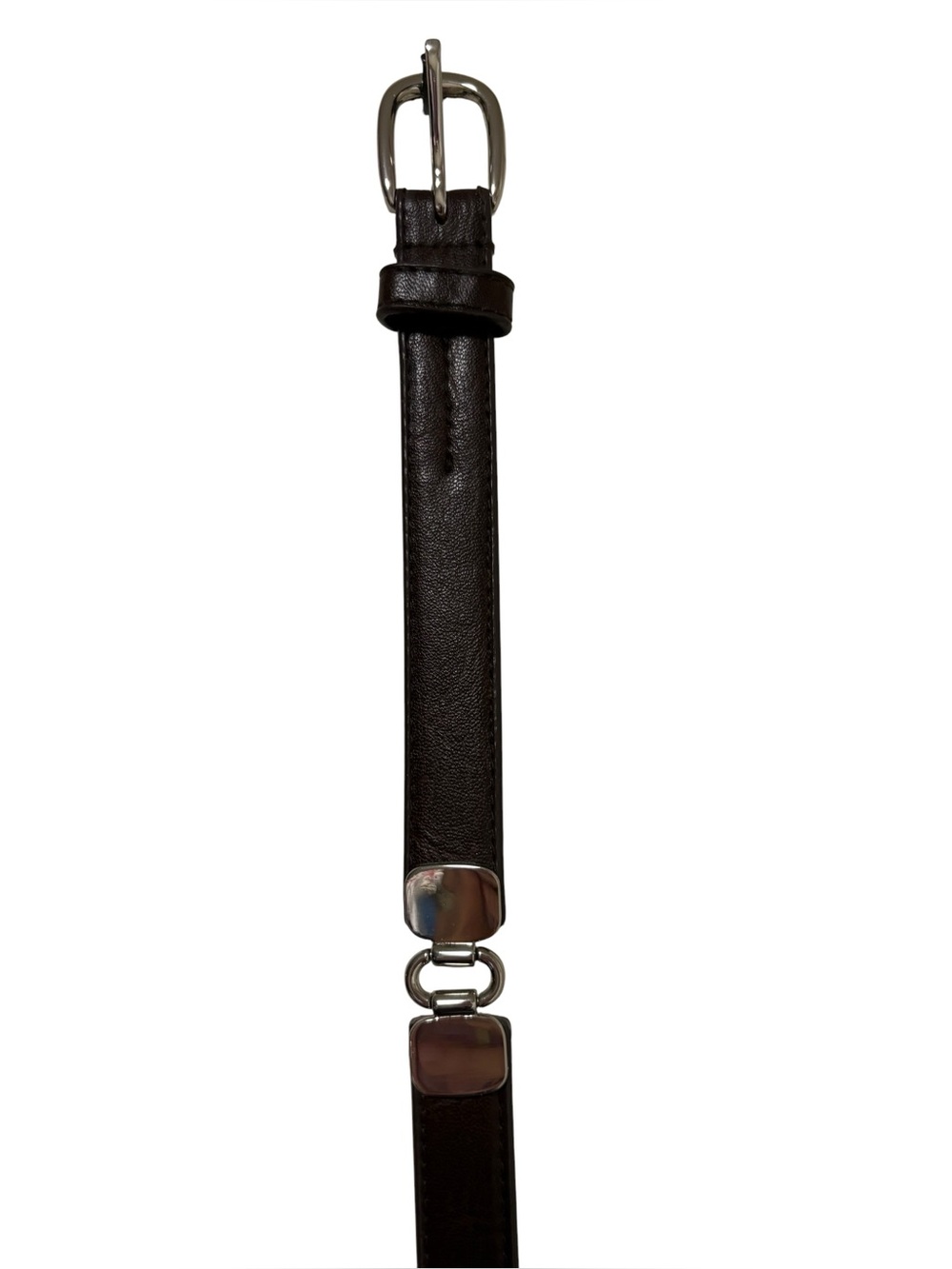 Chaps Multiple Sections Brown Belt Size Small